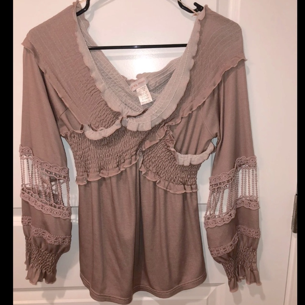 Pink blouse